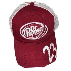 NWT Dr. Pepper #23 2008 Baseball Trucker Hat